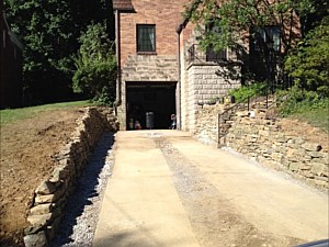 Mt. Lebanon Natural Stone Retaining Walls